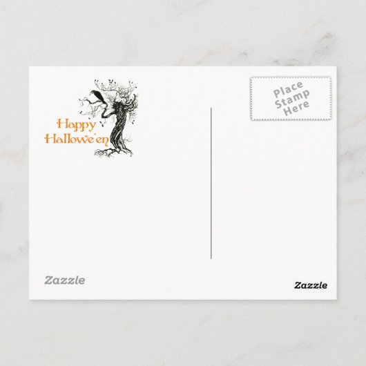  Halloween Arthur Rackham Witch Briefkaart (Achterkant)