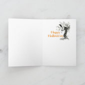  Halloween Arthur Rackham Witch Kaart (Binnen)