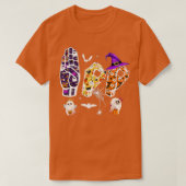 Halloween ASL, Hand Sign Language Boo Ghost Deaf P T-shirt (Design voorkant)