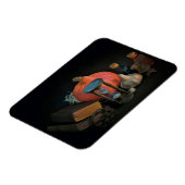 Halloween attributen van de heks magneet (Linkerzijde)