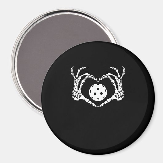 Halloween augurk skelet hart handen magneet (Voorkant / Achterkant)