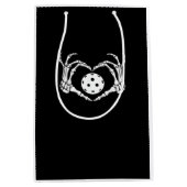 Halloween augurk skelet hart handen medium cadeauzakje (Voorkant)