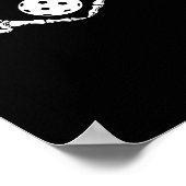 Halloween augurk skelet hart handen poster (Hoek)