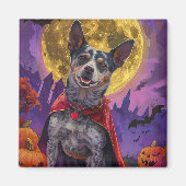 Halloween Australian Cattle Dog Pumpkins eng Magneet (Voorkant)