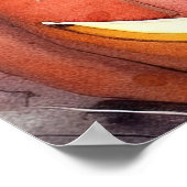 Halloween Australian Cattle with Pumpkins Scary Poster (Hoek)