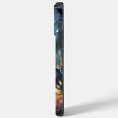 Halloween Australian Kelpie met pomkins Scary Case-Mate iPhone Case (Achterkant / Links)