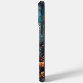 Halloween Australian Shepherd met pompoenen eng Case-Mate iPhone Case (Achterkant / Links)