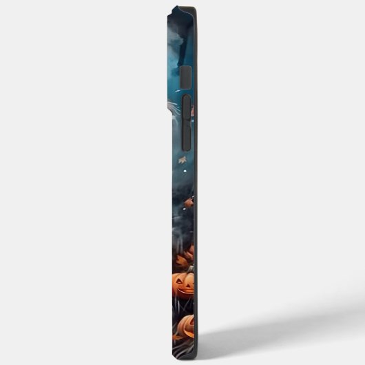 Halloween Australian Shepherd met pompoenen eng Case-Mate iPhone Case (Achterkant / Links)