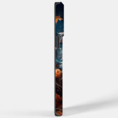 Halloween Australian Shepherd met pompoenen eng Case-Mate iPhone Case (Achterkant / Rechts)