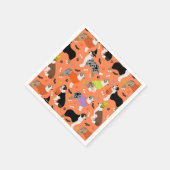 Halloween Australian Shepherd Napkins Servet (Hoek)