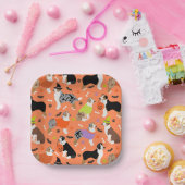 Halloween Australian Shepherd Papieren Bordje (Feest)