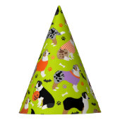Halloween Australian Shepherd Party Pet Feesthoedjes (Voorkant)