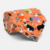 Halloween Australian Shepherd Stropdas (Opgerold)