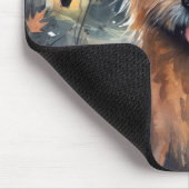 Halloween Australian Terrier met pomkins Scary Muismat (Hoek)