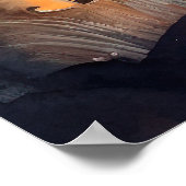 Halloween Australian Terrier met pomkins Scary Poster (Hoek)