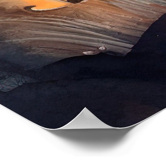 Halloween Australian Terrier met pomkins Scary Poster (Hoek)