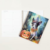 Halloween Australisch Rundvee Met Pompoenen Eng Planner (Display)