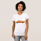 halloween auto t-shirt (Voorkant volledig)