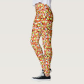 Halloween Autumn Candy Corn Leggings Oranje (Links)