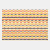 Halloween Autumn Chevron Fall Colors Inpakpapier Vel (Voorkant 3)