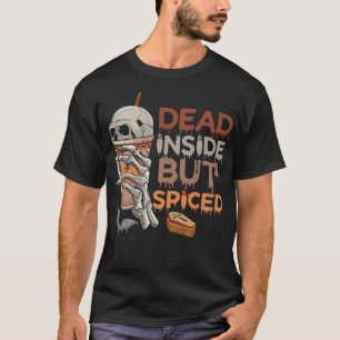 Halloween Autumn Dead maar spiced Latte T-shirt