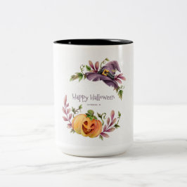 Halloween Autumn Foliage Two-Tone Coffee Mok