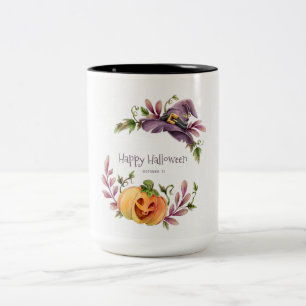 Halloween Autumn Foliage Two-Tone Coffee Mok