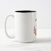 Halloween Autumn Foliage Two-Tone Coffee Mok (Links)