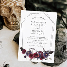 Halloween Autumn Herfst Burgundy Wedding
