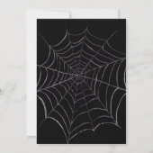 Halloween Autumn Herfst Dark Wedding Invitation Kaart (Achterkant)