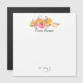 Halloween Autumn Herfst Pumpkins Waterverf Paint (Voorkant / Achterkant)