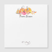 Halloween Autumn Herfst Pumpkins Waterverf Paint (Voorkant)