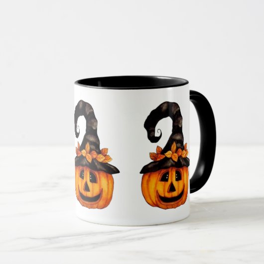 Halloween/Autumn Jack-o-Lantern Mok (Voorkant rechts)