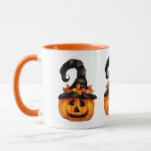 Halloween/Autumn Jack-o-Lantern Mok (Links)