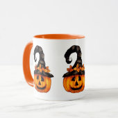 Halloween/Autumn Jack-o-Lantern Mok (Voorkant links)