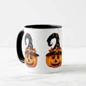 Halloween/Autumn Jack-o-Lantern Mok (Voorkant links)