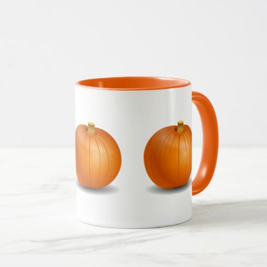 Halloween/Autumn Pumpkin Mok (Voorkant rechts)