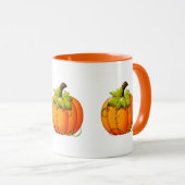 Halloween/Autumn Pumpkin Mok (Voorkant rechts)