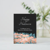 Halloween Autumn Pumpkins Harvest Briefkaart (Staand voorkant)
