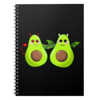Halloween Avocado vrienden Notitieboek