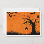 Halloween avond bruiloft Save the Date Kaart (Achterkant)