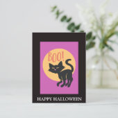 Halloween avond met Pumpkin Party Briefkaart (Staand voorkant)