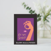 Halloween-avond met Spider Party Briefkaart (Staand voorkant)