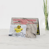 Halloween Avontuur. Wenskaart Kaart (Achterkant)