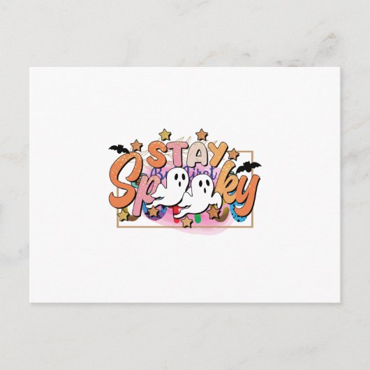 Halloween Awesome Stay Spooky Birthday Briefkaart (Voorkant)