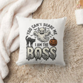 Halloween Baas Geest Vintage Gravure Shirt Ontwerp Kussen (Deken)