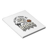 Halloween Baas Geest Vintage Gravure Shirt Ontwerp Notitieblok (Schuin)
