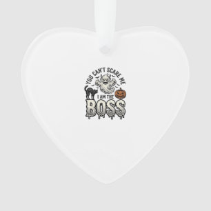 Halloween Baas Geest Vintage Gravure Shirt Ontwerp Ornament