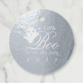 Halloween Baby Aankondiging Folie Label (Voorkant)