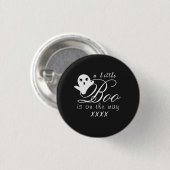 Halloween Baby Announcement Button (Voorkant /achterkant)